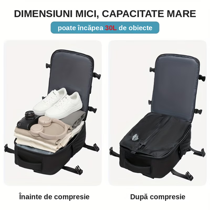 Rucsac de Călătorie cu Pompă de Vid pentru Compresie Bagaj de Voiaj