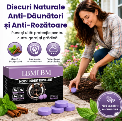 ✅ Produs NOU in Romania Discuri complet naturale cu mentă și scorțișoară pentru alungarea dăunătorilor și rozătoarelor 🕷️🐍